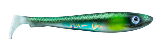 McRubber Flash Shad 17 cm Green Sunshine 3-pack