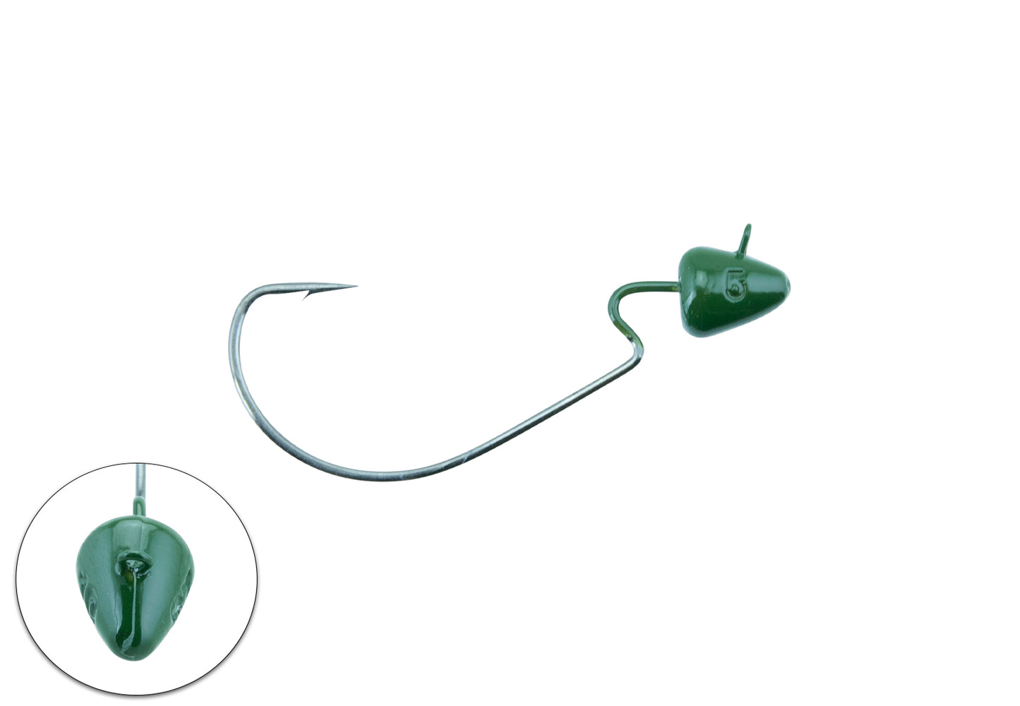 SZ Offset Bismut 3/0 Dark Green 2-pack