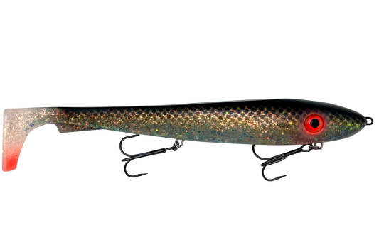 McRubber XL Rigged 30 cm 215 g UV Black Back