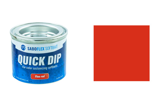 Softbait Quick Dip 50 ml Fluo. Röd
