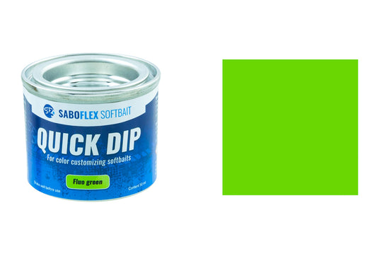 Softbait Quick Dip 50 ml Fluo. Grön