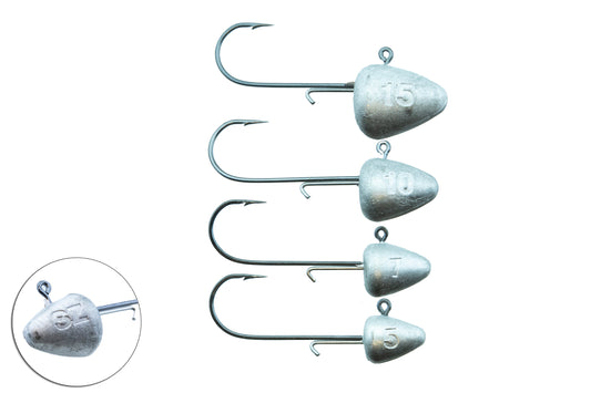 Jig heads Bismuth Alloy 1/0 - 2-pack