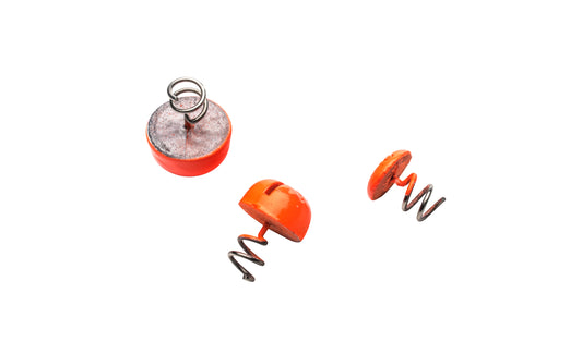 Screw-in Dots Fl.Orange Bly 3-pack