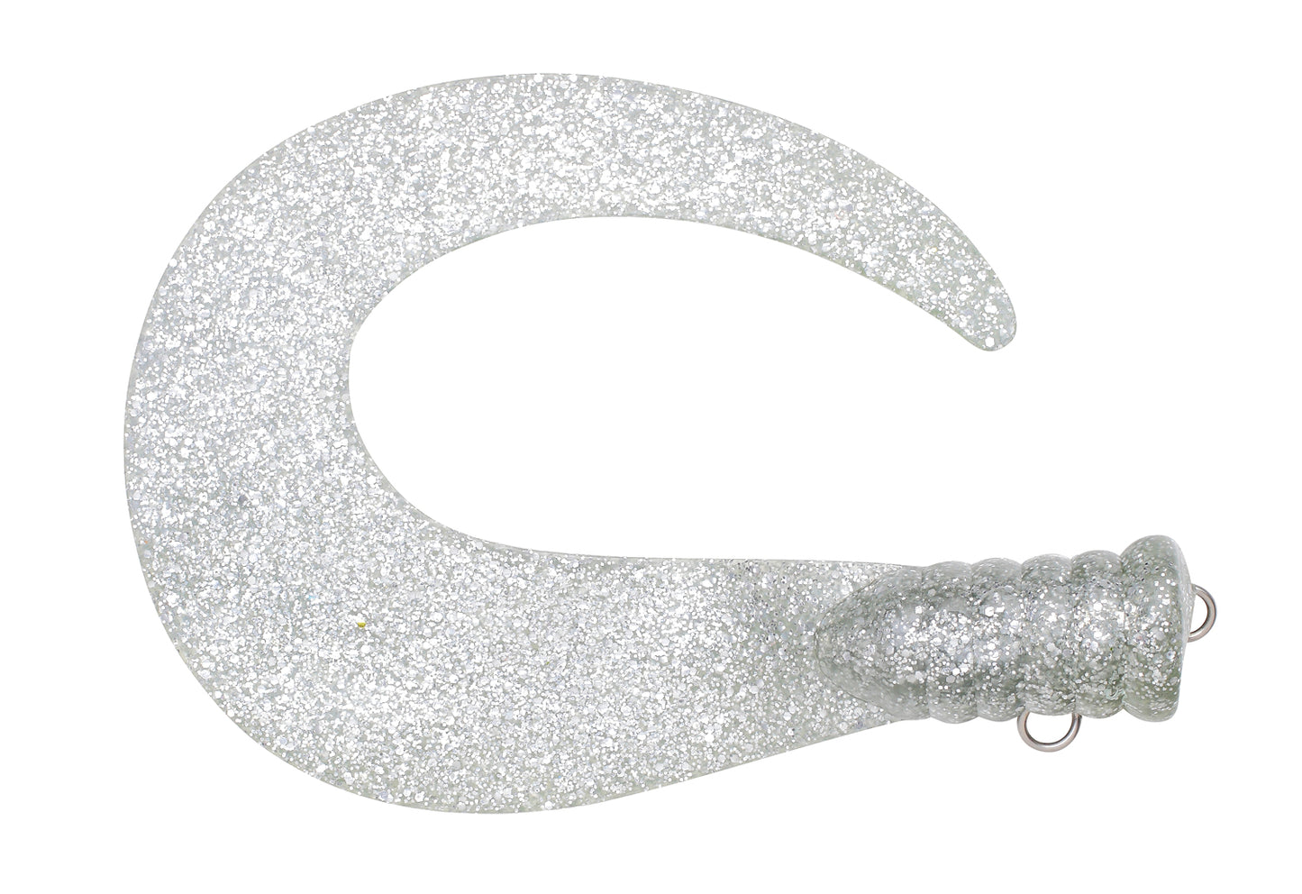 Big Tail 2-pack - C6 Silver Glitter
