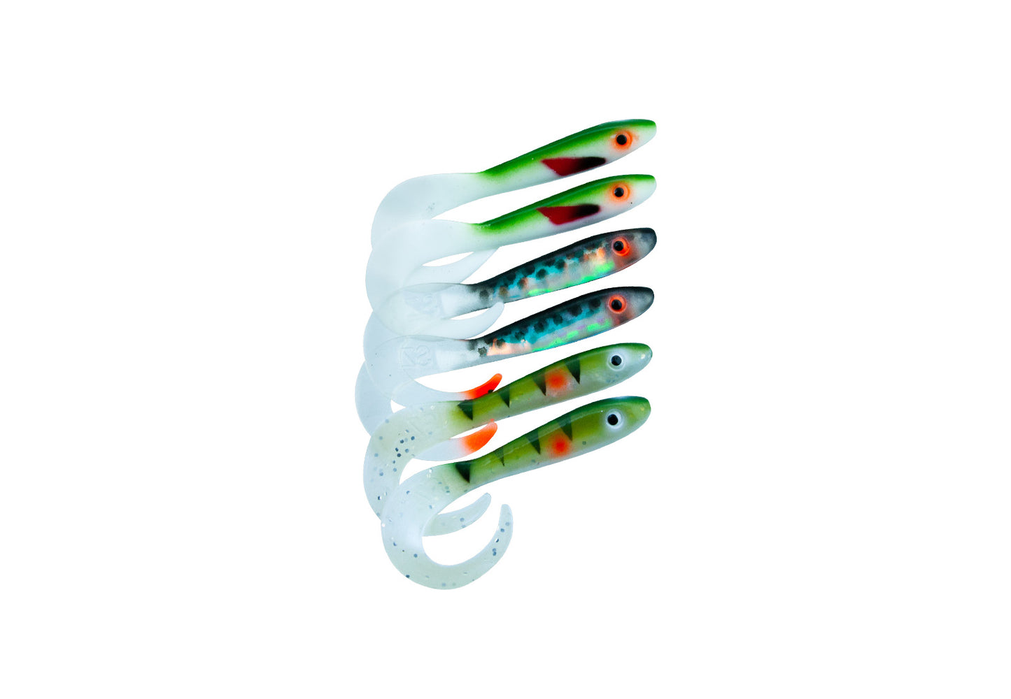 McRubber Tail 11cm 6 pack Mix UV