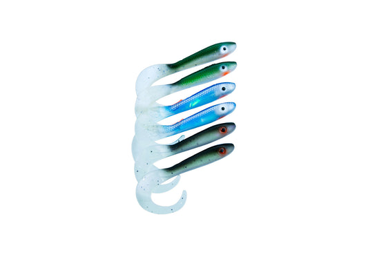 McRubber Tail 11cm 6 pack Mix Baitfish