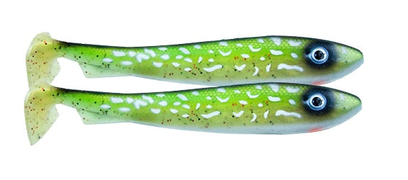 McRubber Offset 19cm Baby Pike 2-pack