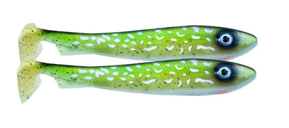 McRubber Offset 19cm Baby Pike 2-pack