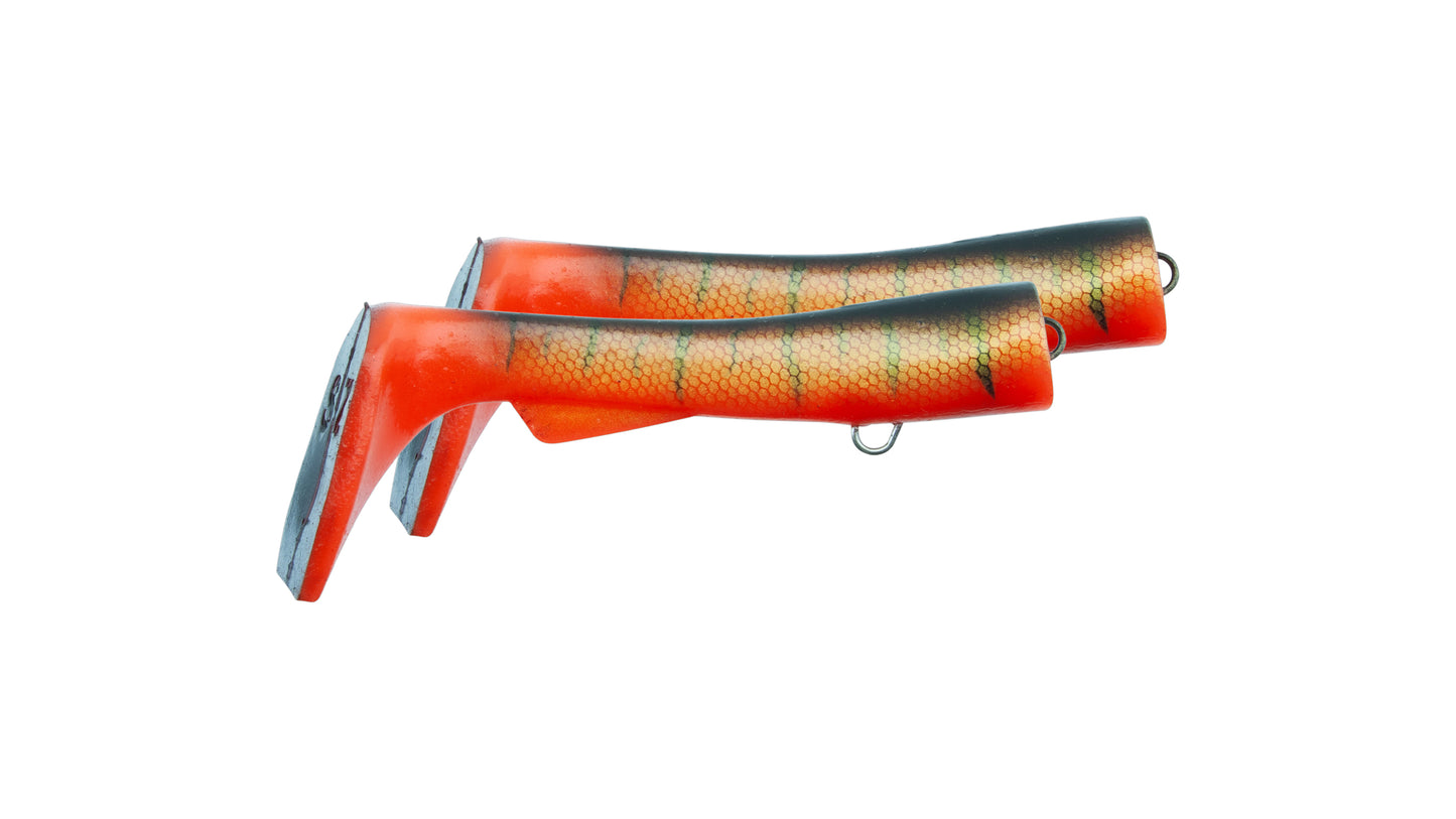 Ugly Louis Paddle tail 2-pack Red Tiger