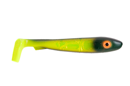 McRubber Junior Flash 17cm 2er-Pack Black Chartreuse