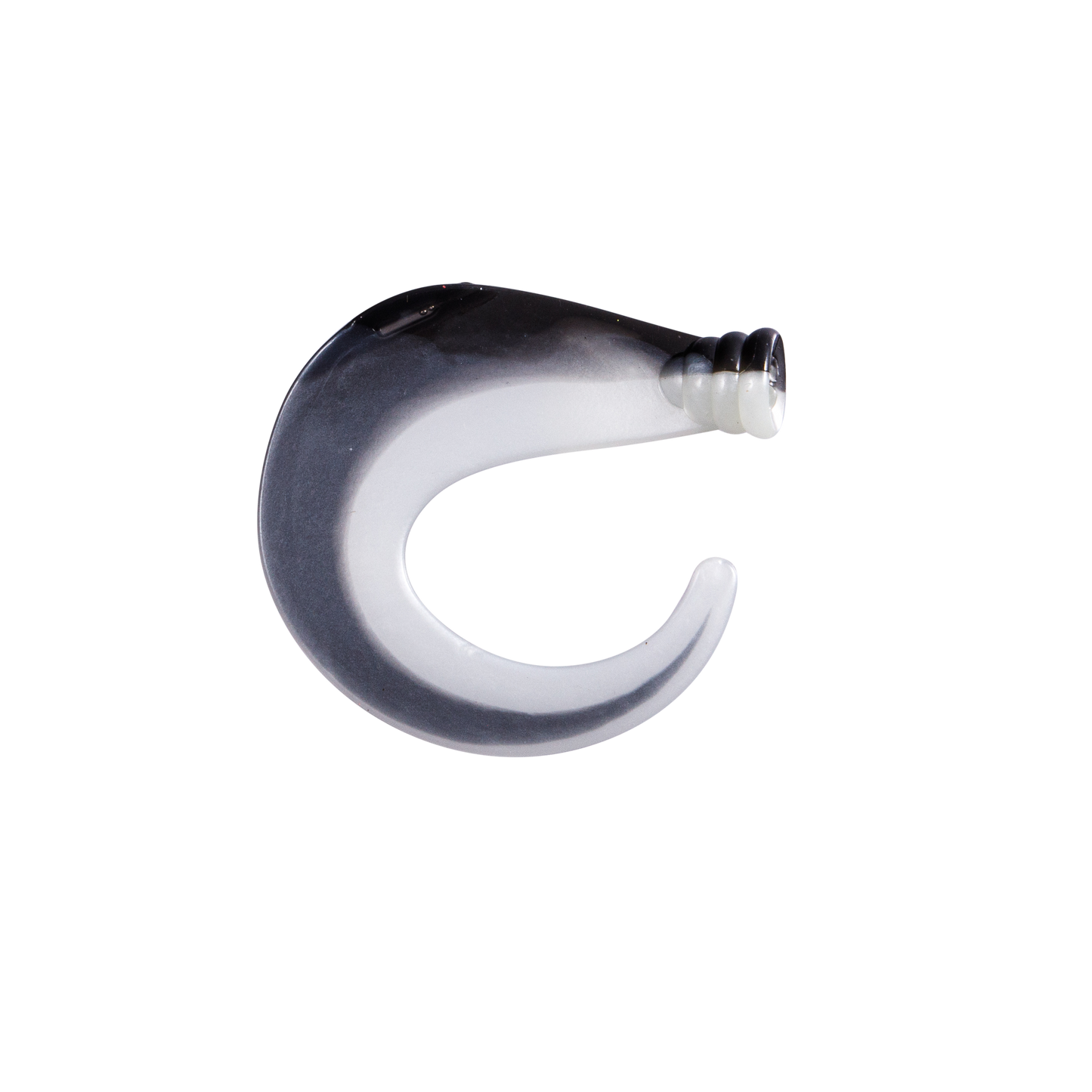 Rattling BigTail 2 pack - C43 Black/Pearl Glow