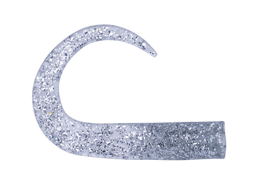 Glide Tail Junior 3-pack C6 Silver Glitter