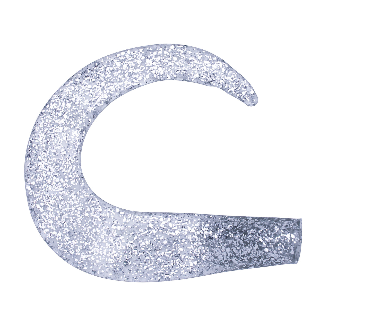 Glide Tail 3-pack C6 Silver Glitter