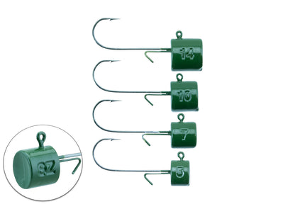 Ned Head 1/0 Bismut Dark Green 2-pack