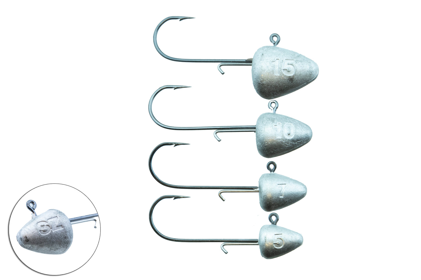 Jig heads Bismuth Alloy 1/0 - 2-pack