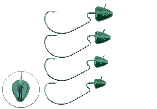 SZ Offset Bismut 3/0 Dark Green 2-pack