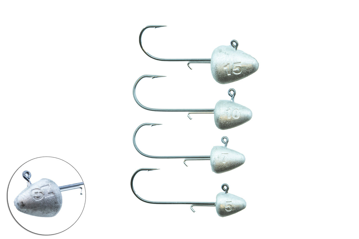 Jig heads Bismuth Alloy 3/0 - 2-pack