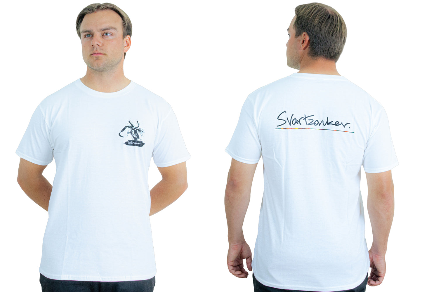 Svartzonker Peace Out T-shirt Vit