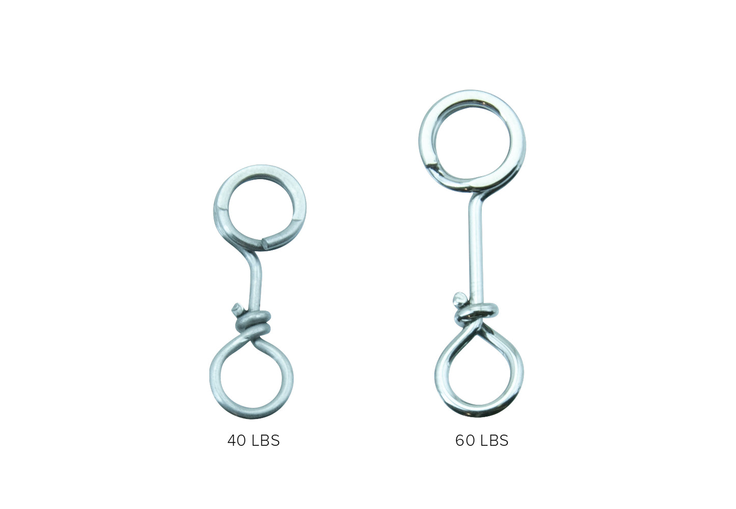 Split ring on a shaft 10 pack -