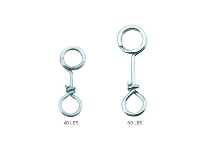 Split ring on a shaft 10 pack -