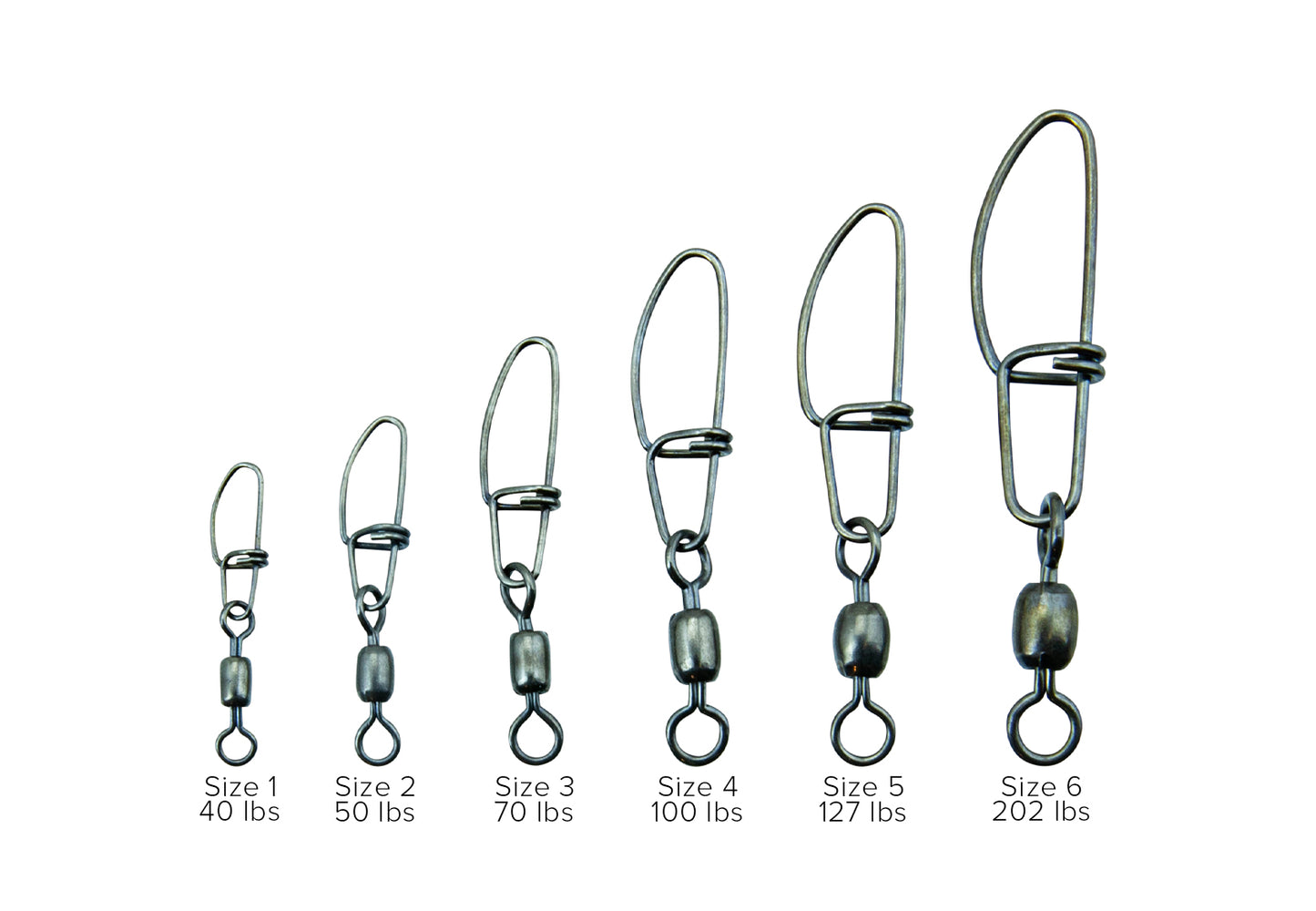 Cross Lock Swivels 5 pack