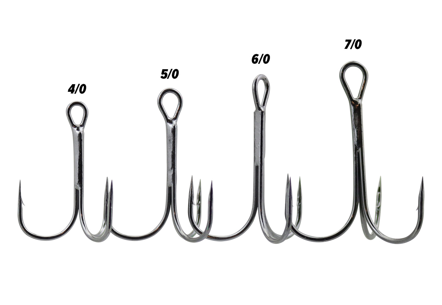 Black Series long shank hooks - 50 pack