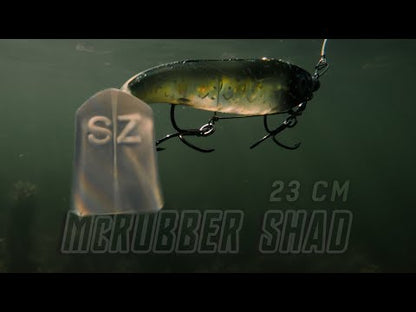 McRubber Shad 23cm C19 Black´n Chatreuse