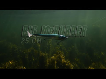 UV Series Big McRubber 25 cm Steel Blue Flash