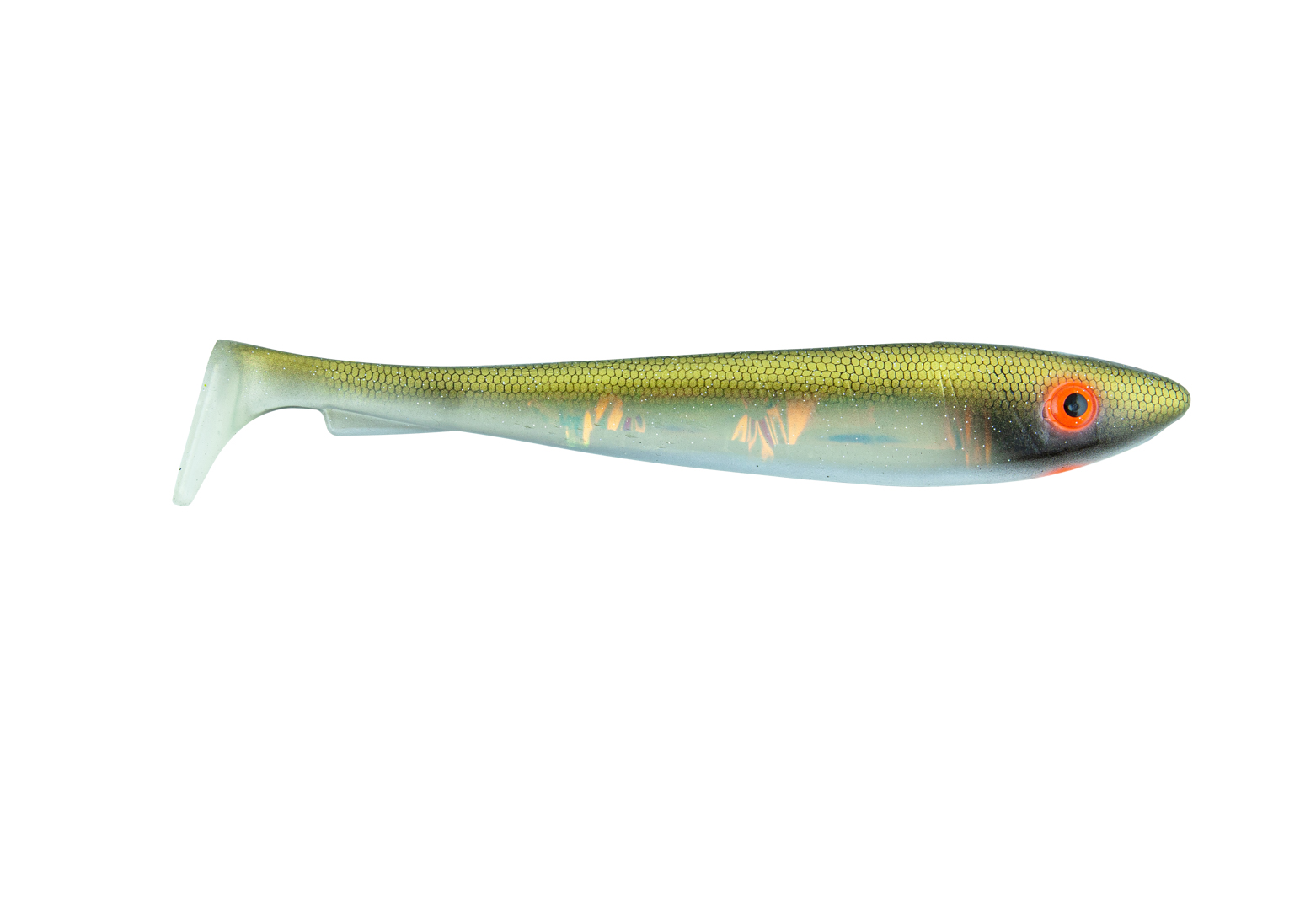 McRubber Flash Shad 23 cm Golden Bream 2-pack - Svartzonker